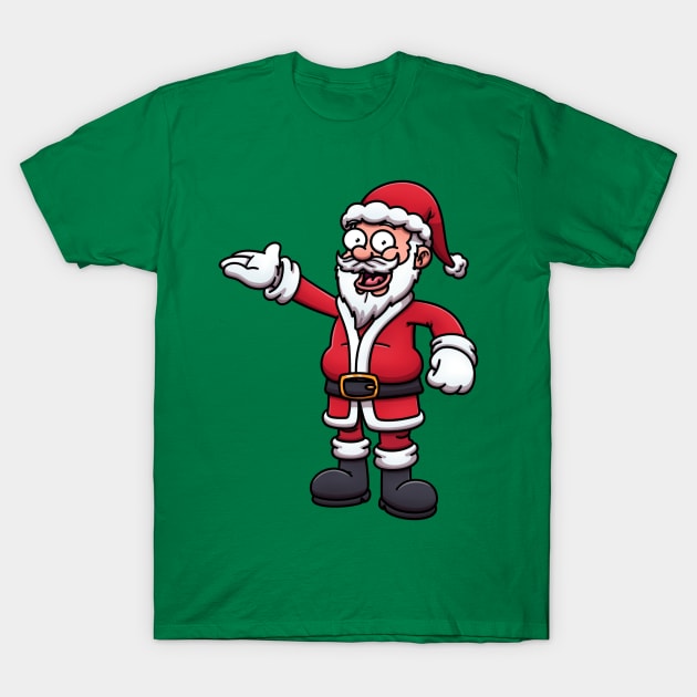 Friendly Santa Claus T-Shirt by TheMaskedTooner